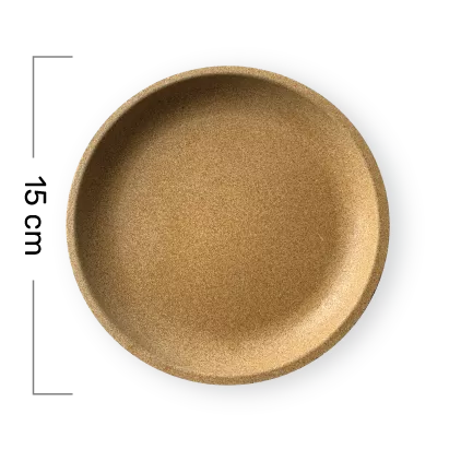 11 2 Kompostierbare Teller aus Reiskleie