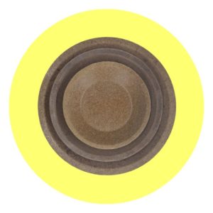 Kompostierbare Teller aus Reiskleie