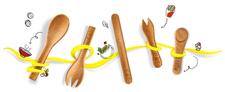 Eatlery Produkt Portfolio - essbare Gabeln, Löffel, Eislöffel und Kaffeerührstäbchen